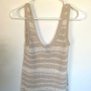 Crochet/Woven Tank Top